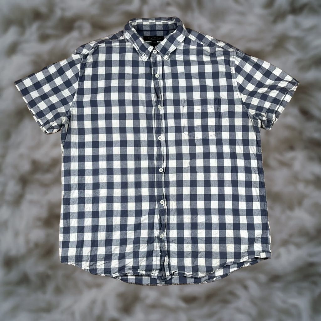 Aeropostale Aeropostale Shirt Mens XL Button Down Short Sleeve Multicolor Plaid Check Casual Size US XL / EU 56 / 4 - 1 Thumbnail
