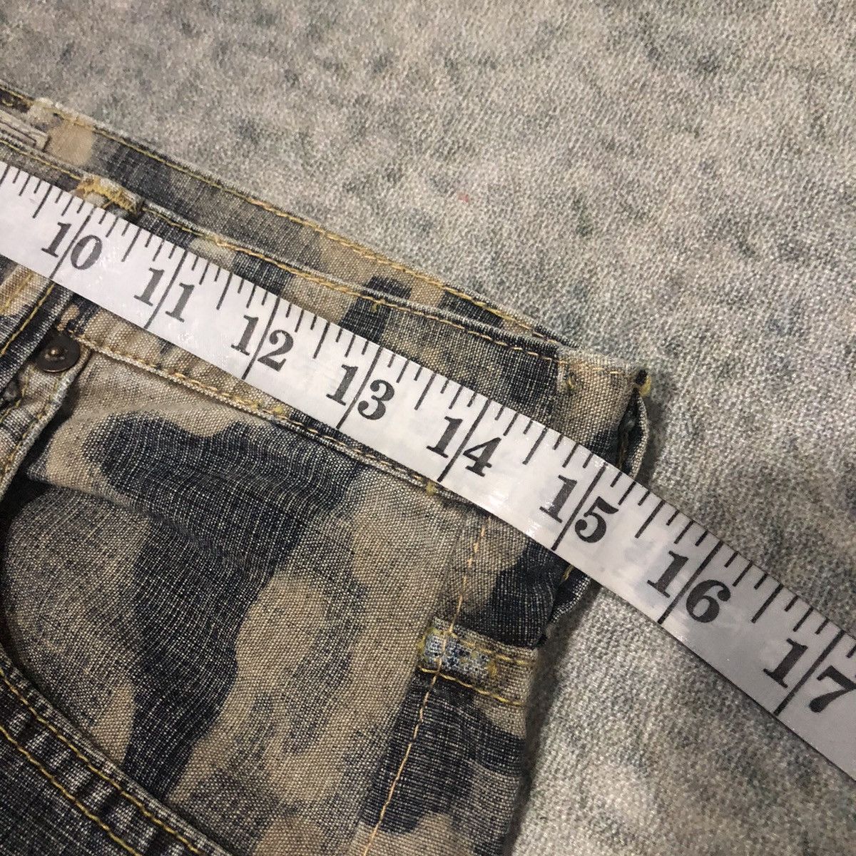 Eternal 🔥Kojima Kurashiki Eternal Distressed Camo-Print Jeans Size US 30 / EU 46 - 16 Thumbnail