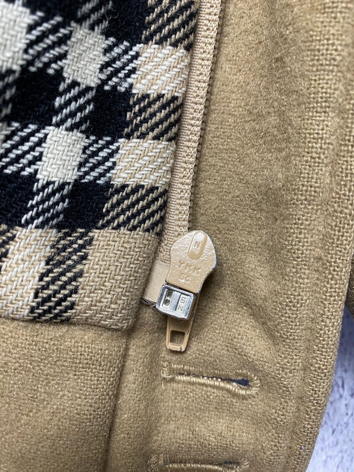 Burberry × Vintage Vintage Burberrys Prorsum Alpaca Wool Bomber Jacket Rare Size US L / EU 52-54 / 3 - 17 Thumbnail
