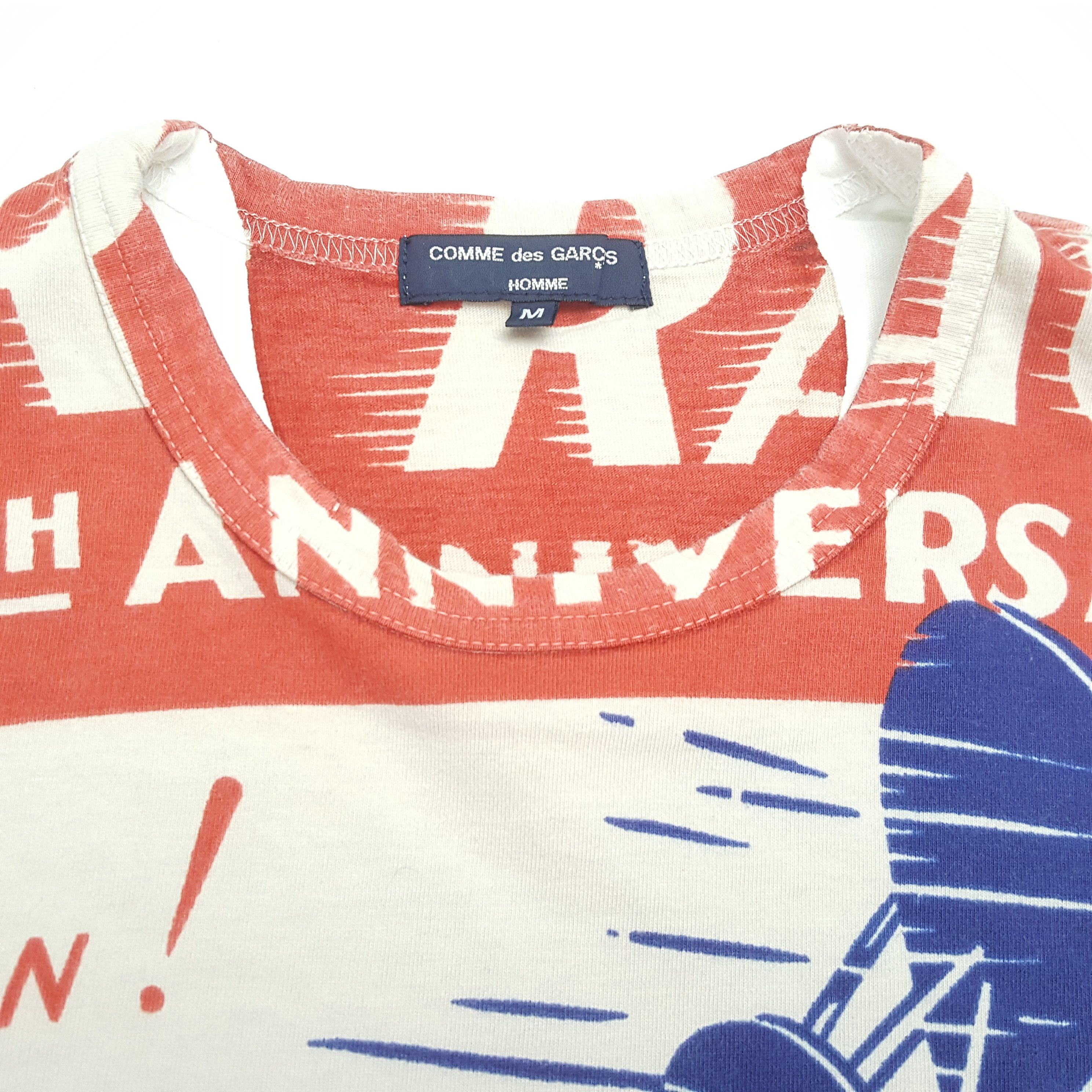 Comme des Garcons Homme COMME DES GARCONS HOMME Japanese Brand Rare Tshirt Size US M / EU 48-50 / 2 - 7 Thumbnail