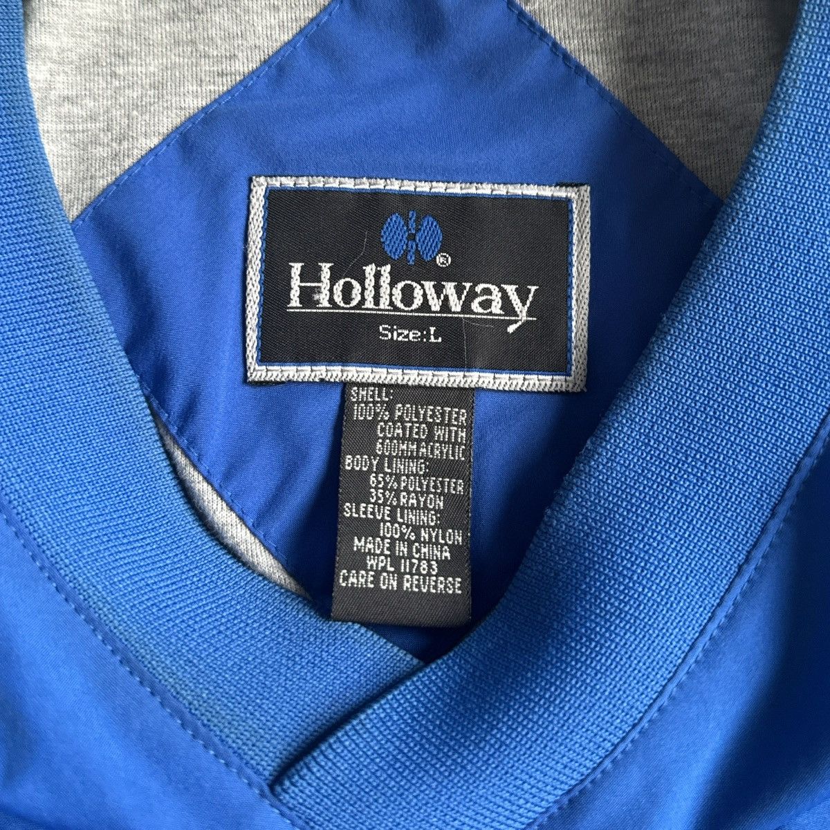 Holloway Vintage Holloway Blue & Yellow Windbreaker Pullover Large Size US L / EU 52-54 / 3 - 7 Thumbnail