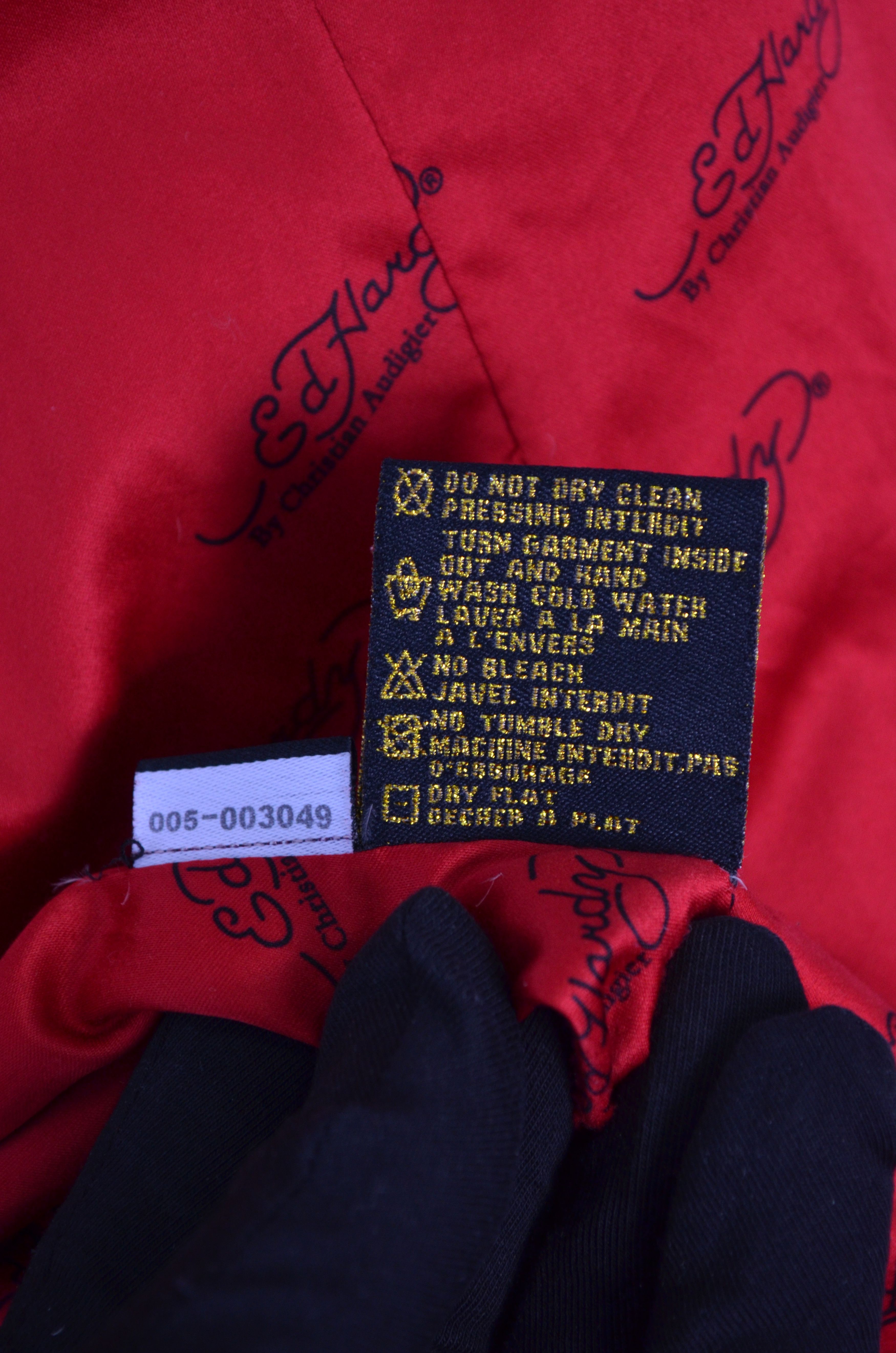 Ed Hardy Vintage Ed Hardy Embroided Logo Tiger Down Puffer Jacket M Size M / US 6-8 / IT 42-44 - 14 Thumbnail
