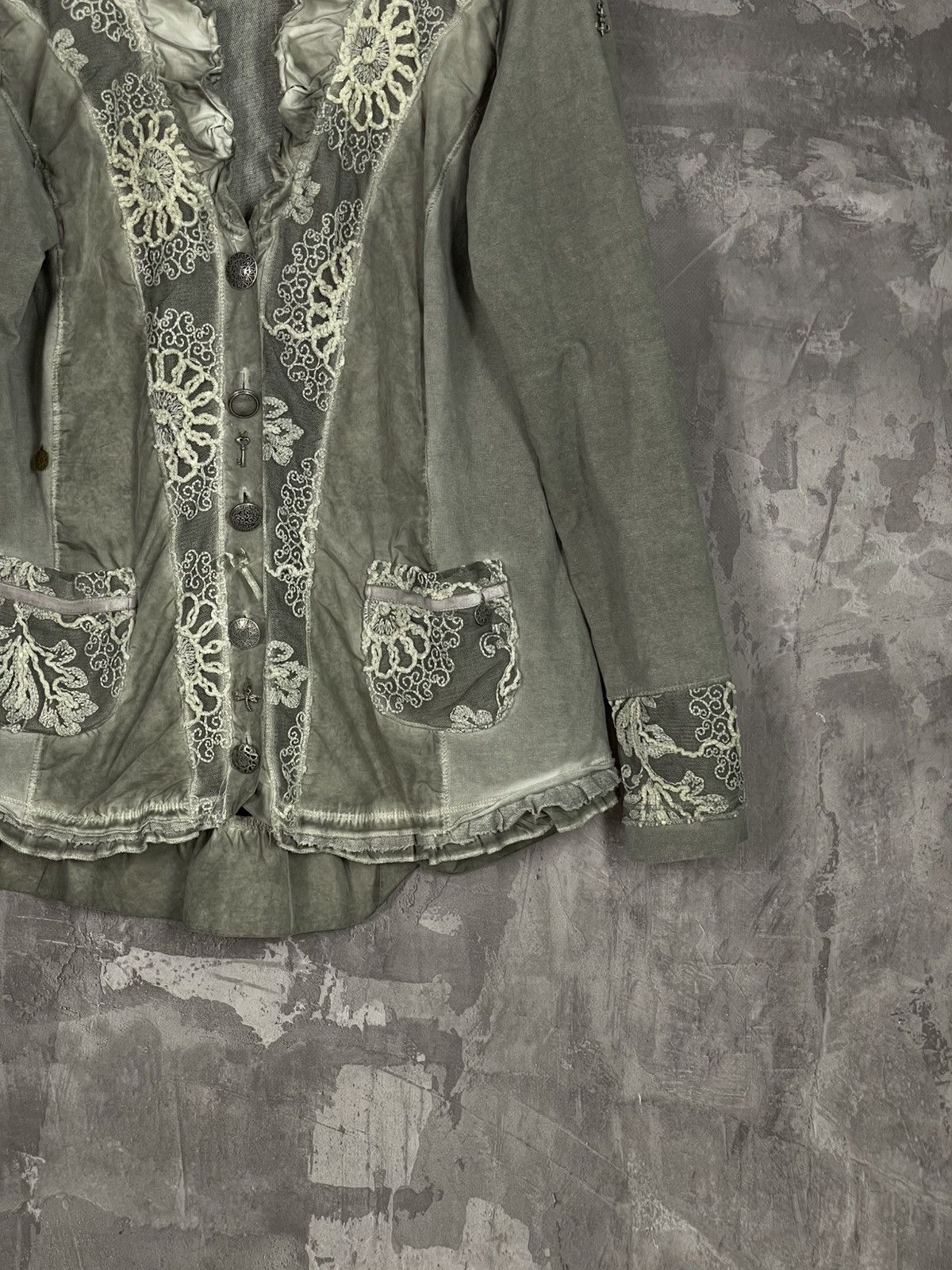 Vintage Vintage Goth Deprimes Style Emo Abstract Blouse Size M / US 6-8 / IT 42-44 - 6 Thumbnail
