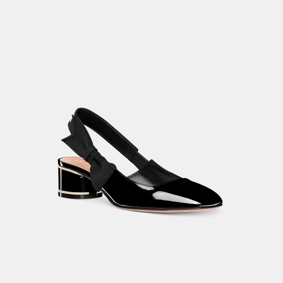 Dior o1bcso1str0226 Miss Dior Slingback Pump in Black Size US 6 / IT 36 - 2 Thumbnail