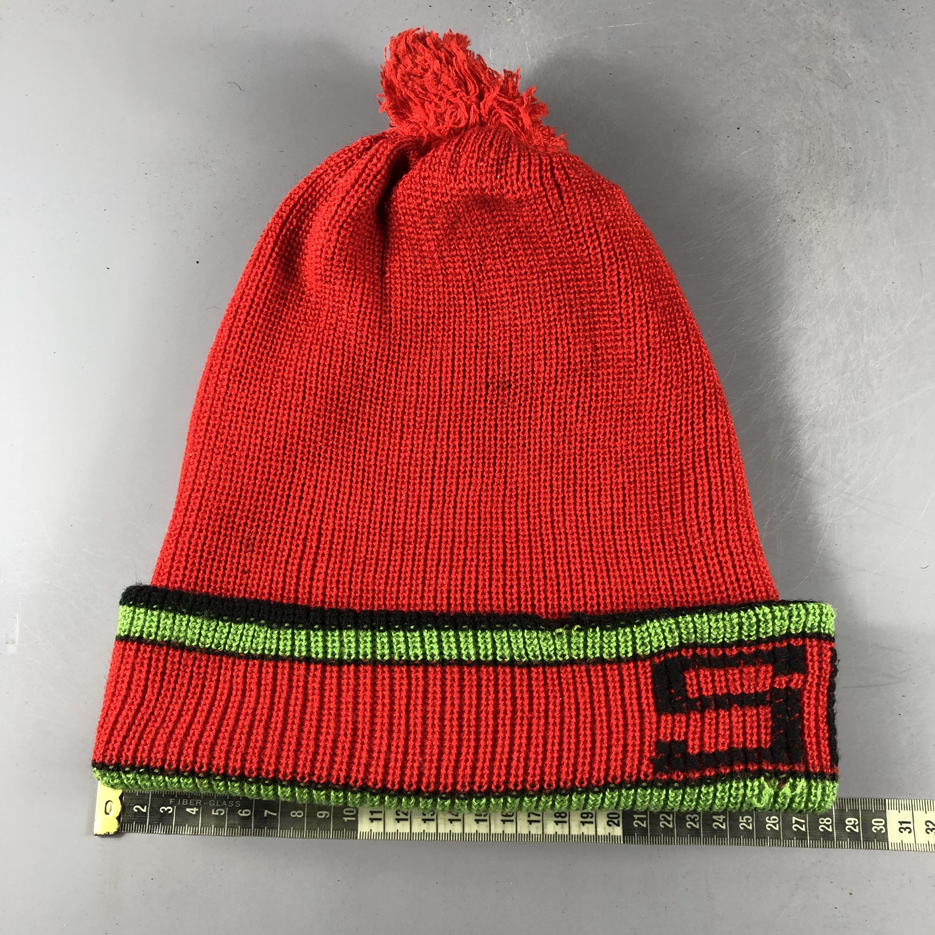 Japanese Brand × Vintage Ski Slouchy Bobble Beanie Snow Hat Snow Cap -D534 Size ONE SIZE - 4 Thumbnail