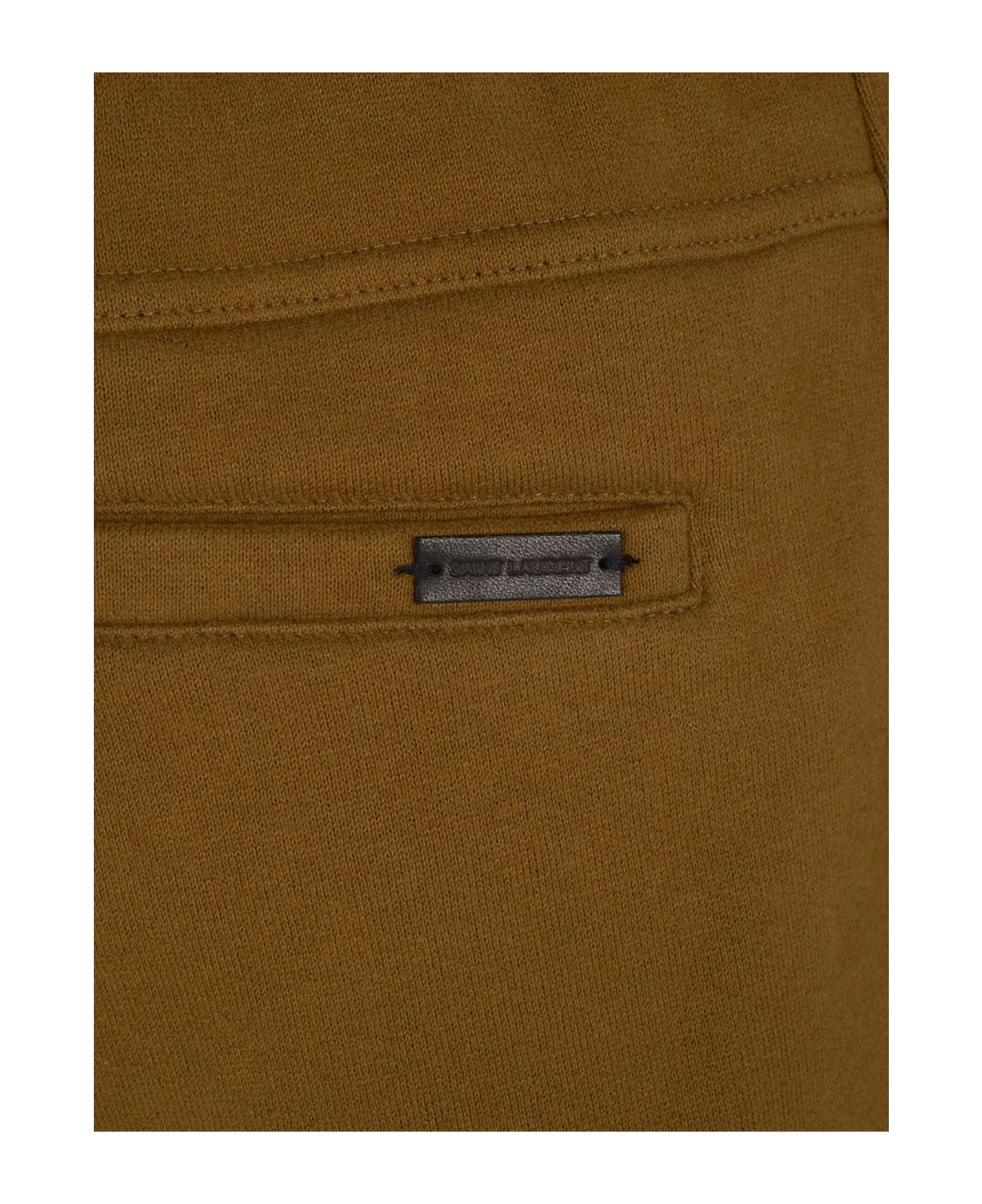 Saint Laurent Paris oc11z0126 802189 Slim Fit Sweatpant & Jogger in Brown Size US 34 / EU 50 - 3 Thumbnail