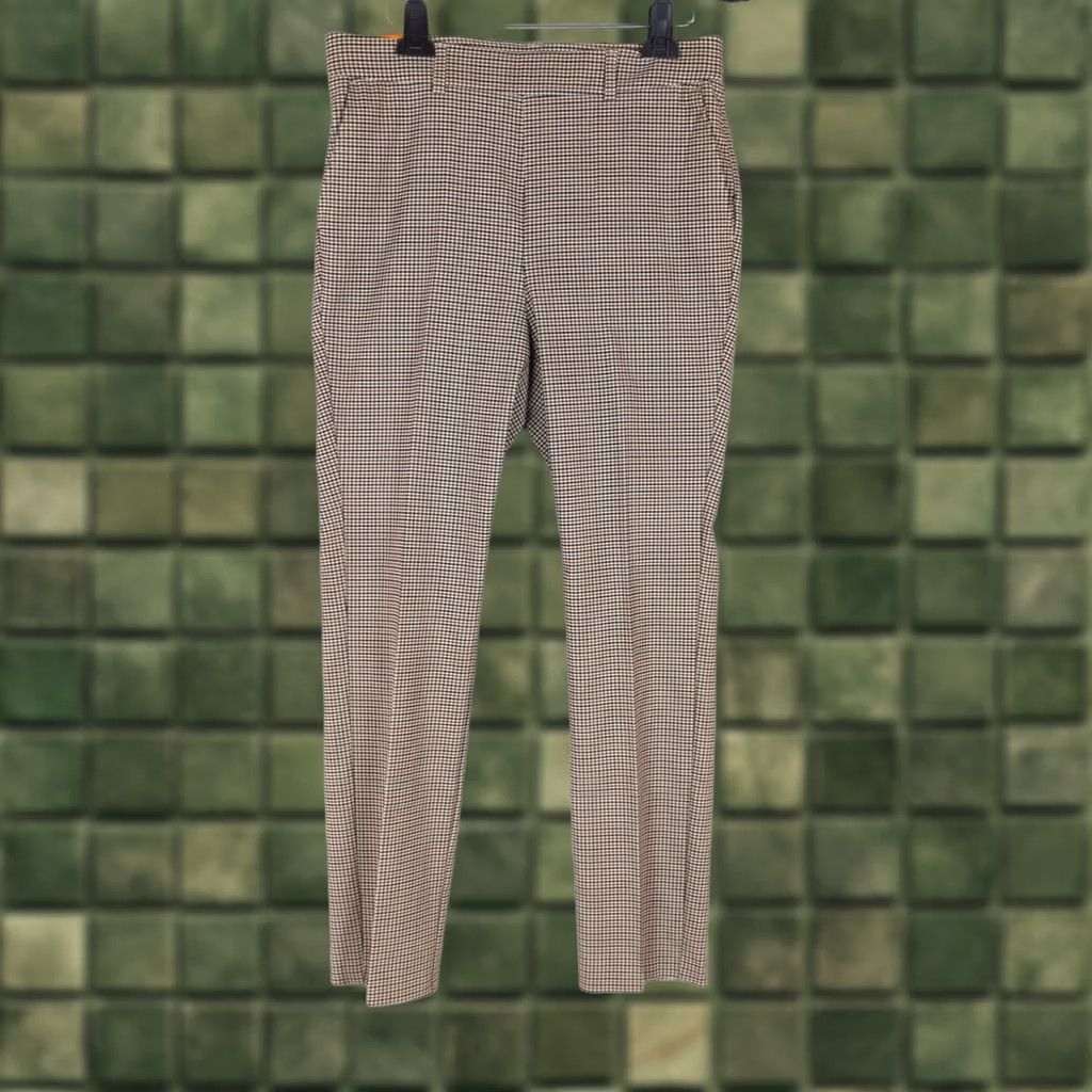Vintage Rafaella Women's Pull On Stretch Ankle Pants Size 12 Dark Academia Career Size 34" / US 12 / IT 48 - 1 Thumbnail