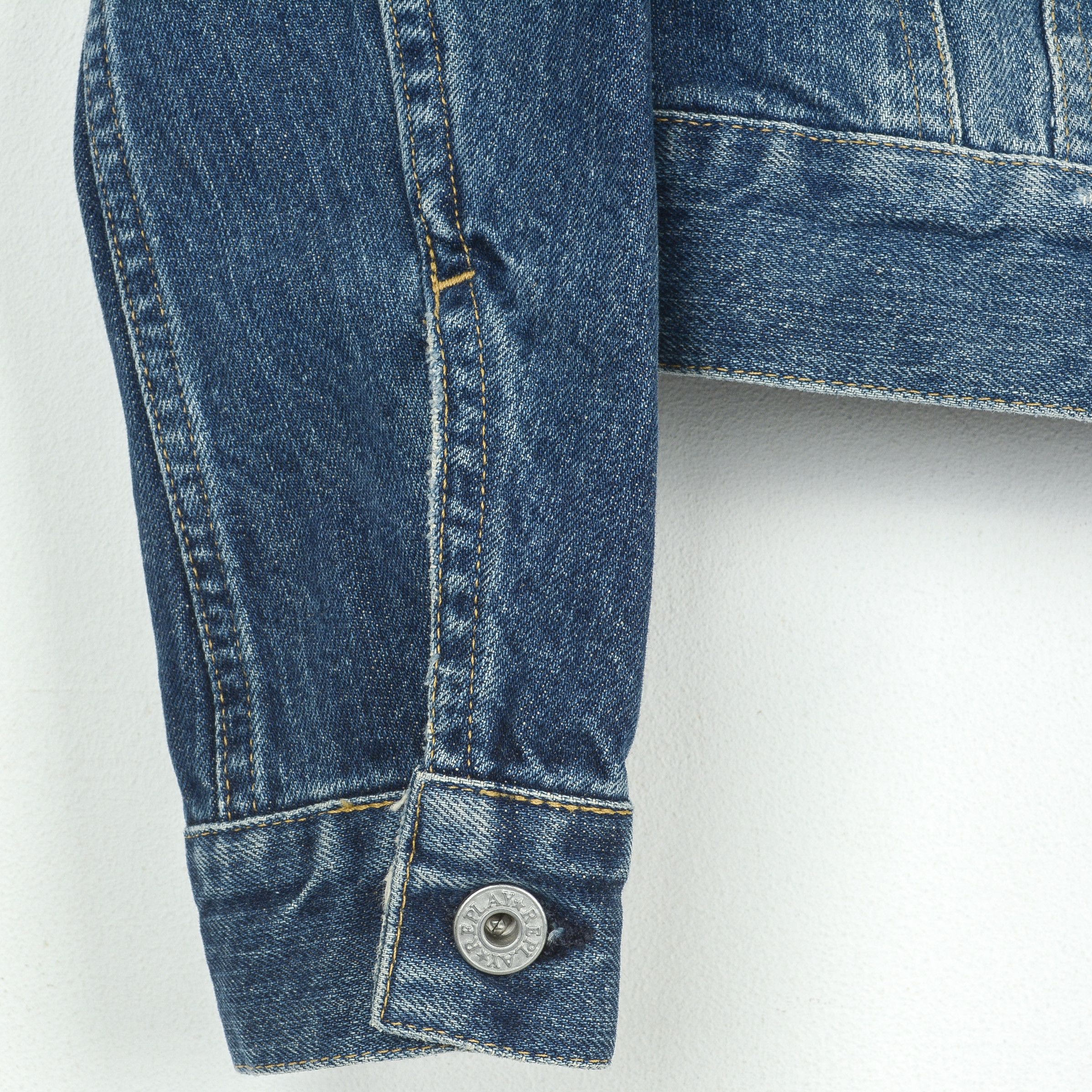 Replay WV705 Denim Jacket Jean Blazer Button Up Coat Long Sleeve Size XS / US 0-2 / IT 36-38 - 5 Thumbnail