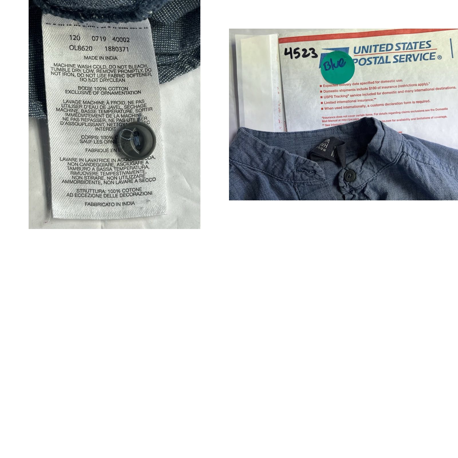 Mountain Hardwear Mountain Hardwear Shirt Womens Small Petite Blue Front Pocket Button-Up Casual Travel Size S / US 4 / IT 40 - 8 Thumbnail