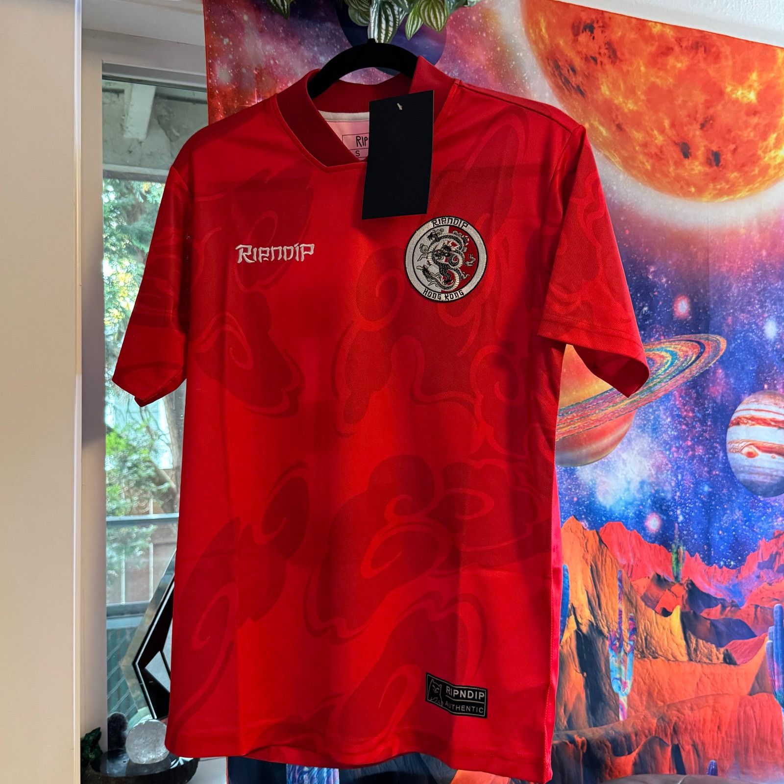 RIPNDIP •NWT• RipnDip Hong Kong Red Dragon Jersey • Size Small Size US S / EU 44-46 / 1 - 4 Thumbnail