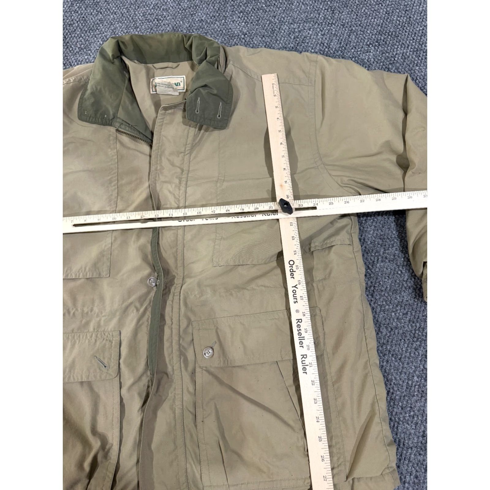 Vintage VINTAGE LL Bean Jacket Mens XL Beige Outdoor Hiking Field Coat 70s Lined Tan Bomber Jacket Size US XL / EU 56 / 4 - 7 Thumbnail
