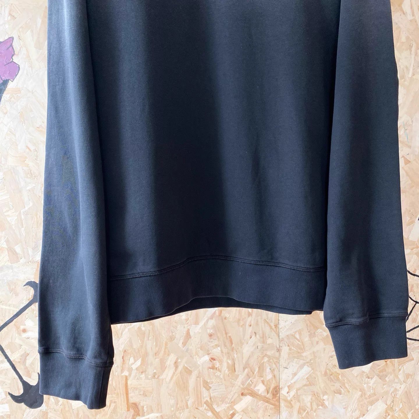 Prada PRADA gradient logo crewneck sweatshirt men's black M Size US M / EU 48-50 / 2 - 4 Thumbnail