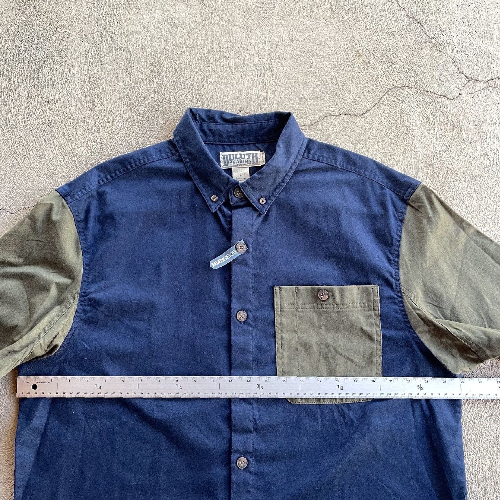 Vintage Duluth Duluth Trading Shirt Mens Large Button Up Short Sleeve Blue Everyday Shop NEW Size US L / EU 52-54 / 3 - 7 Thumbnail