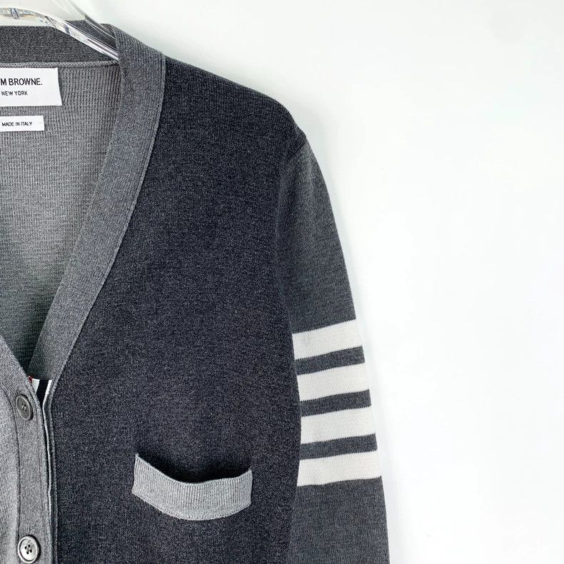 Thom Browne Thom Browne Single panel long sleeve knit cardigan Size XS / US 0-2 / IT 36-38 - 3 Thumbnail