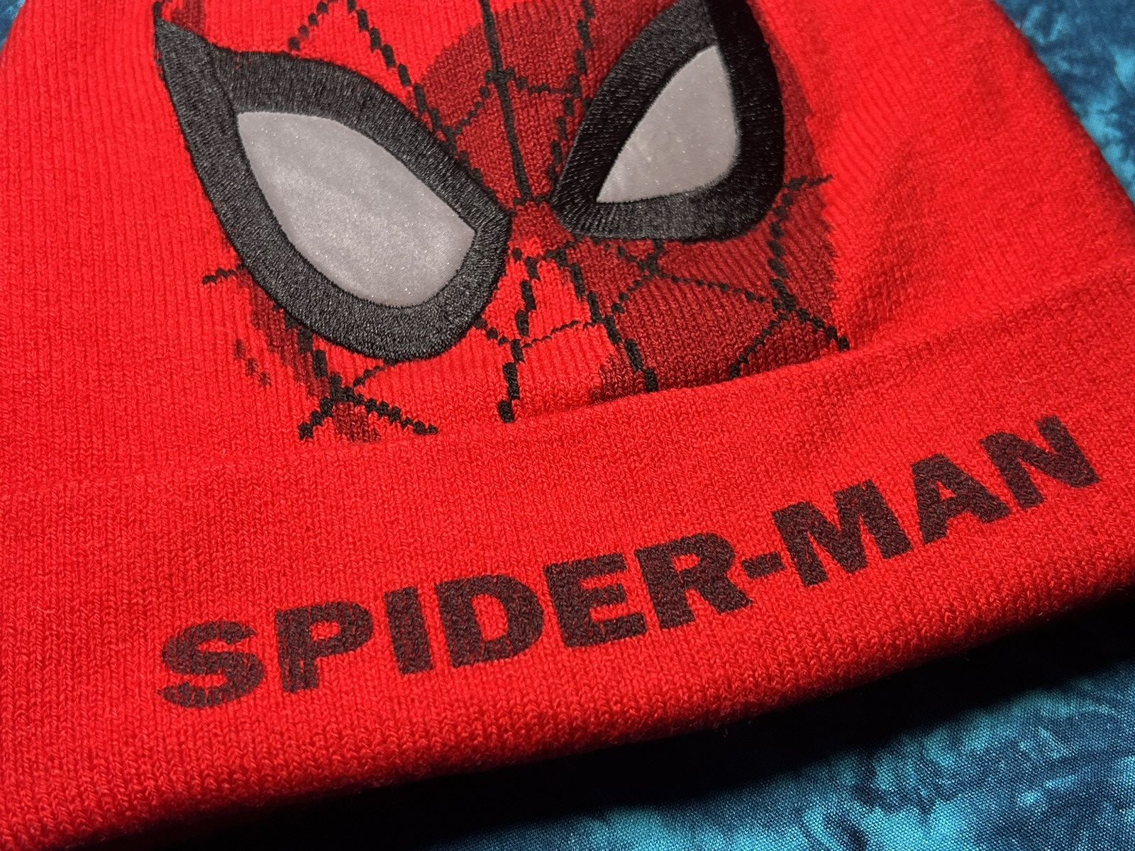 Japanese Brand Spiderman venom y2k spider hype beanie hat Size ONE SIZE - 5 Thumbnail