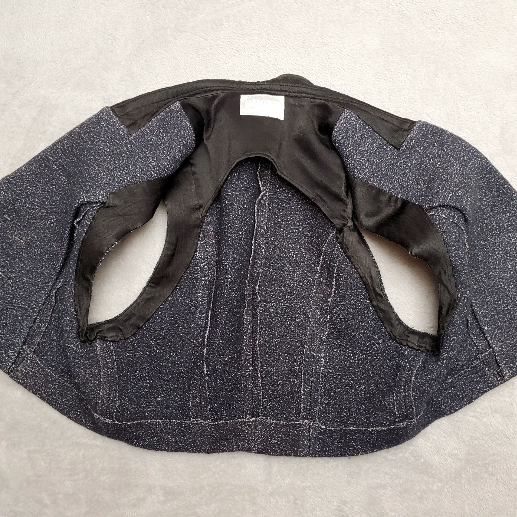 Vintage VINTAGE Ghost Vest Womens XS Black Wool Button Cropped English Riding Heavy Size XS / US 0-2 / IT 36-38 - 6 Thumbnail