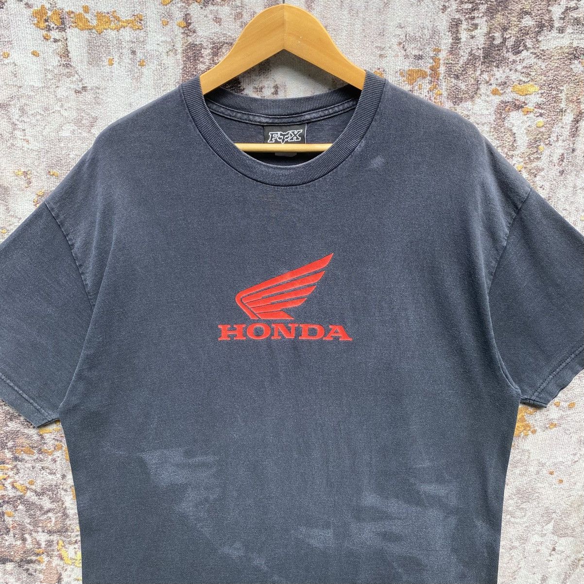 Fox Racing Vintage Fox Racing Honda Shirt Og Logo Honda SunFaded Size US XL / EU 56 / 4 - 7 Thumbnail