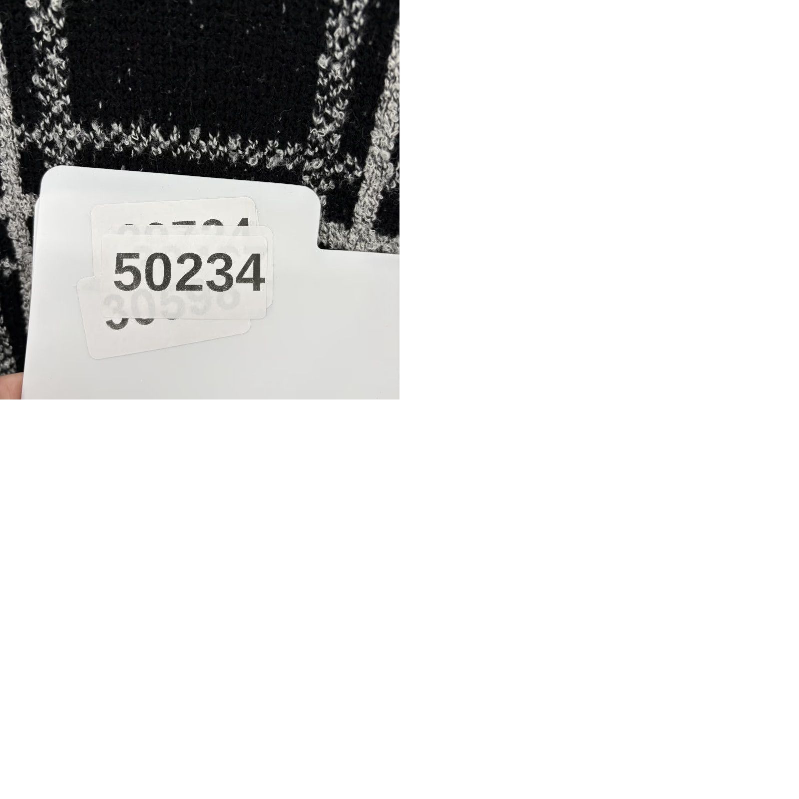 Sanctuary Sanctuary Cardigan Sweater Womens Large Black Plaid Open Front Knit Longline NWT Size L / US 10 / IT 46 - 9 Thumbnail