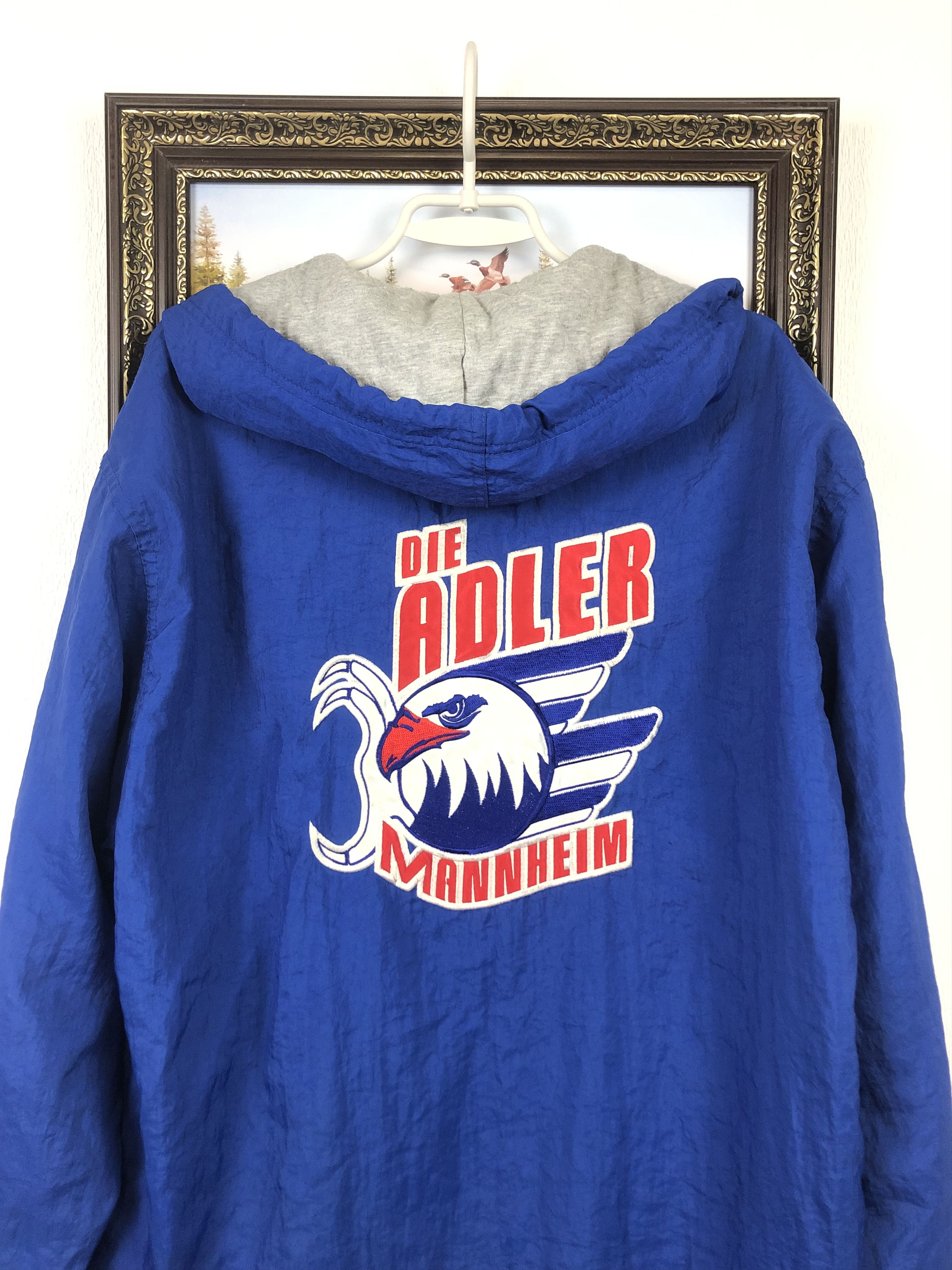 Starter Vintage Starter Die Adler Mannheim Jacket Hockey Rare Hype Size US M / EU 48-50 / 2 - 2 Thumbnail