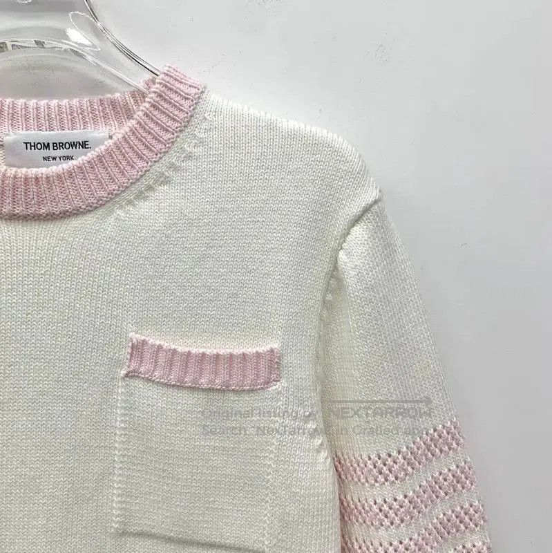 Thom Browne Thom Browne Colorblock Cotton Women’s Pullover Sweater . Size S / US 4 / IT 40 - 3 Thumbnail