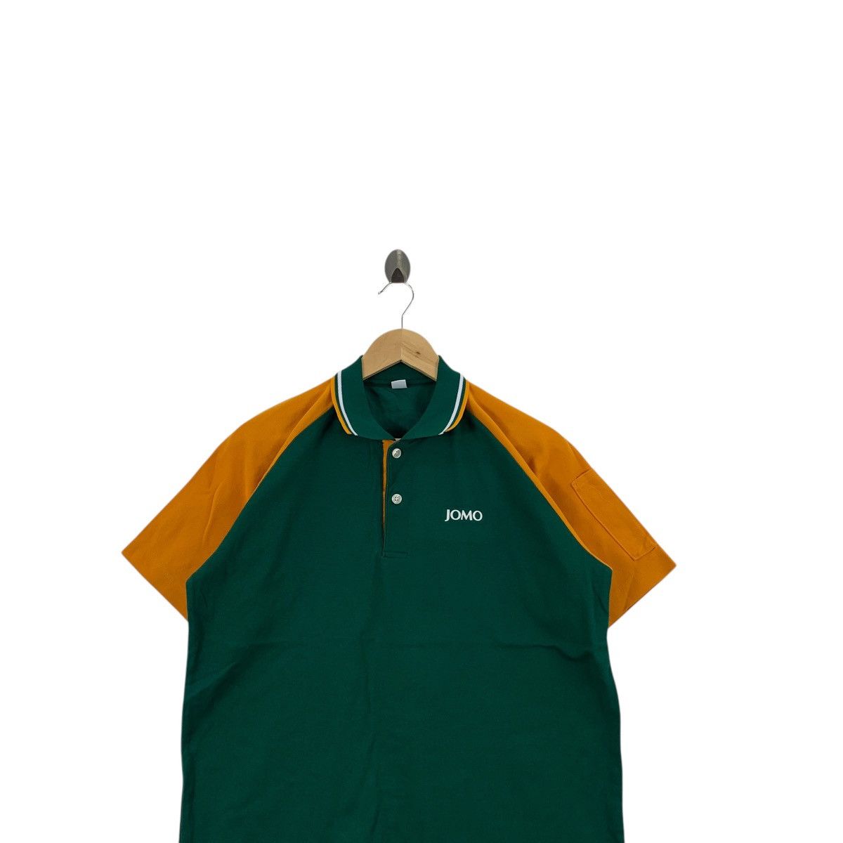 Vintage Vintage JOMO JAPAN ENERGY Company Engineer Polo Tee Shirt Size US M / EU 48-50 / 2 - 2 Thumbnail