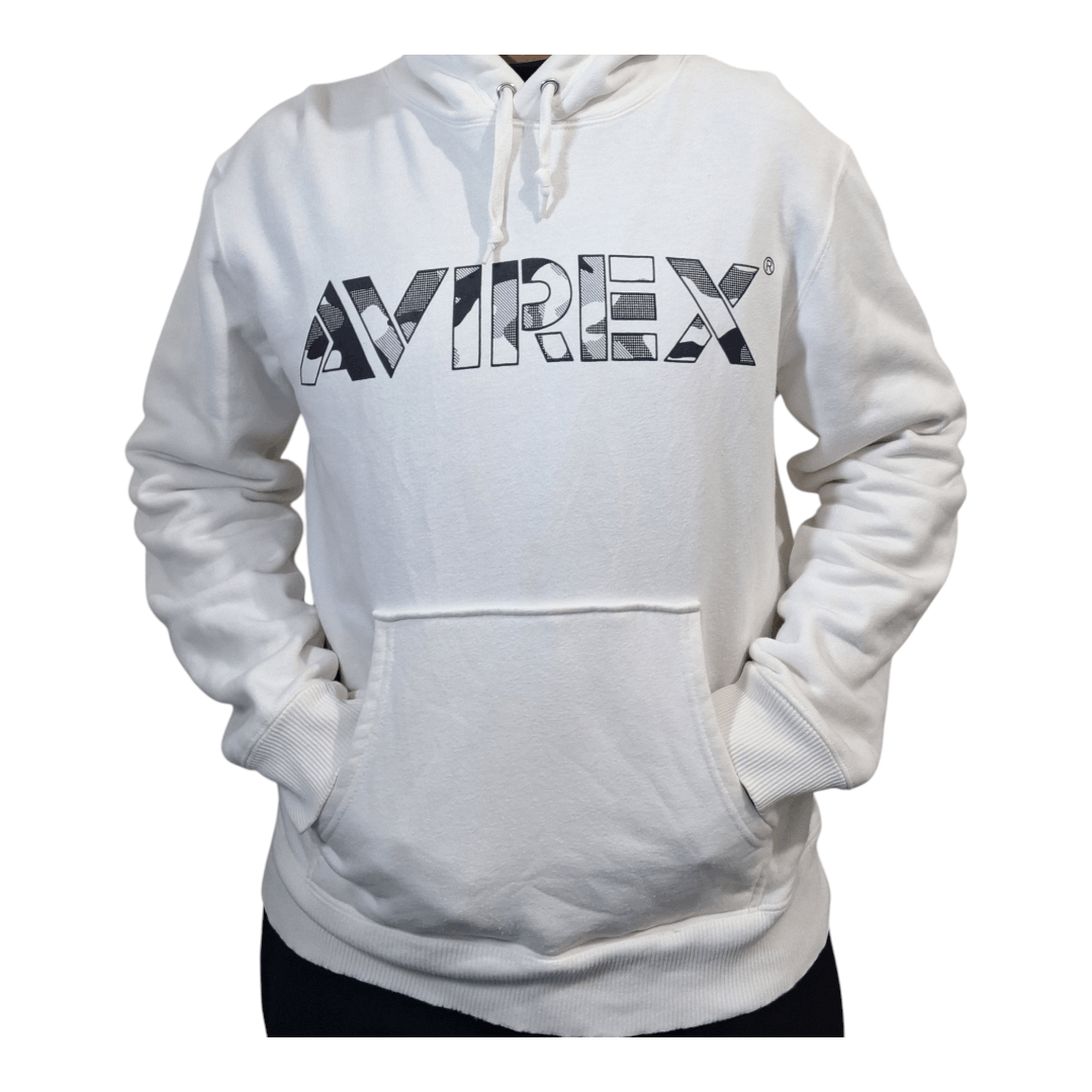 Avirex 🔥Big Spellout Avirex Graphic Print Hoodie Size US L / EU 52-54 / 3 - 1 Thumbnail