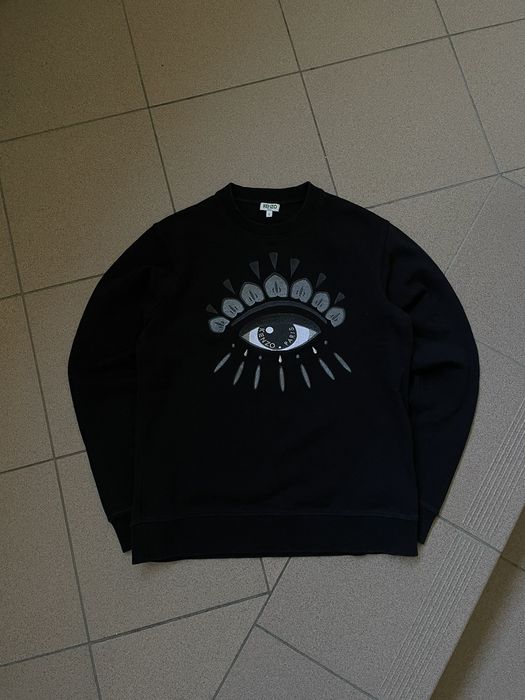 Kenzo jumper black and 2024 silver