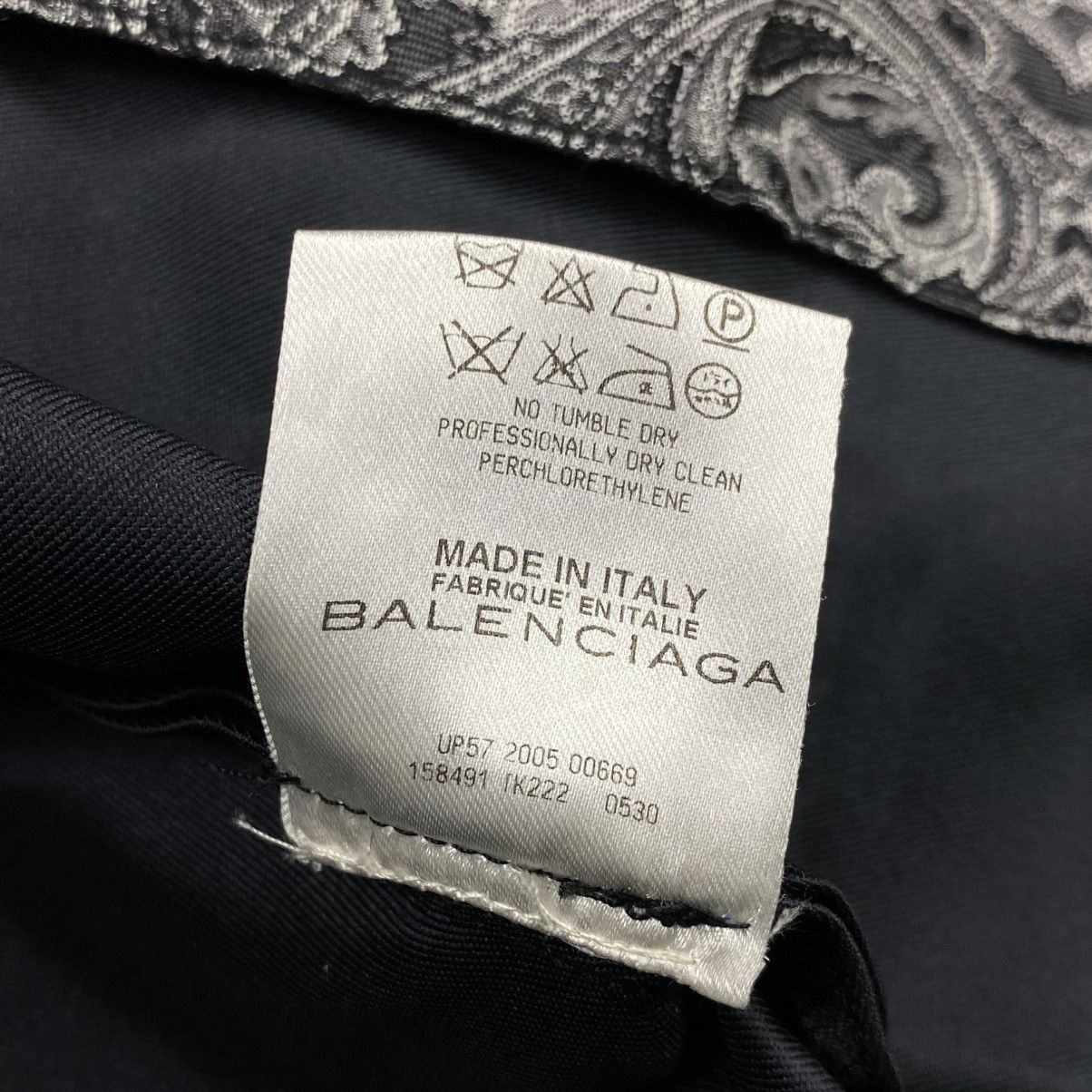 Balenciaga Paisley Lapel Blazer Size S / US 4 / IT 40 - 10 Thumbnail
