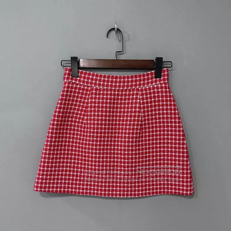 Miu Miu Miu Miu 38 Red houndstooth doll collar dress suit Size M / US 6-8 / IT 42-44 - 5 Thumbnail