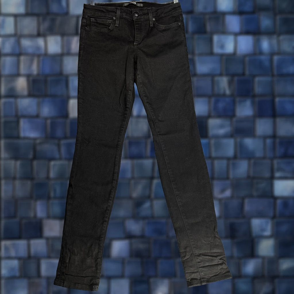 Vintage Joes Jeans The Skinny Jeans Womens 28 Black Cotton Stretch 5-Pocket Logo Size 28" / US 6 / IT 42 - 1 Thumbnail