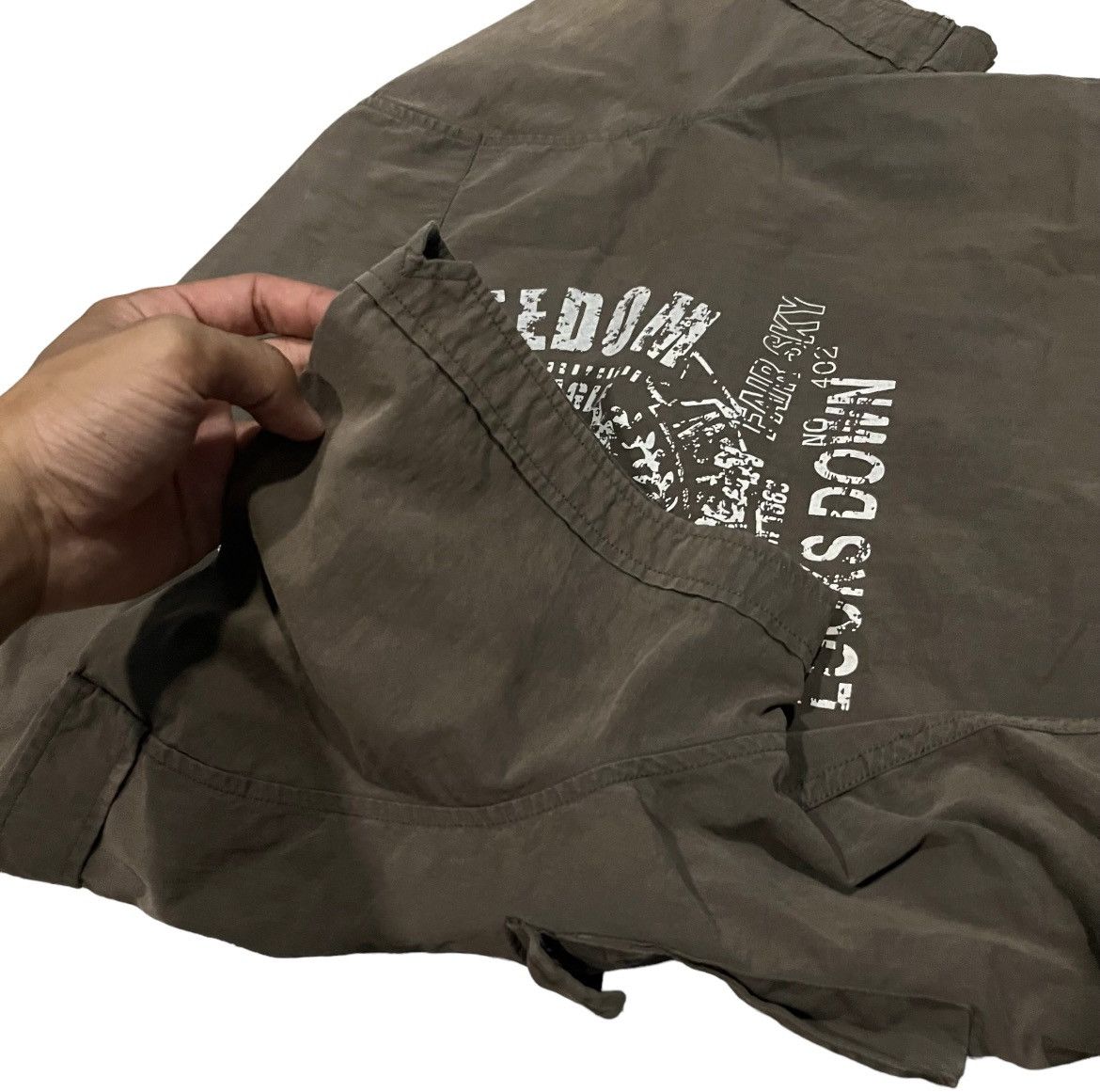 If Six Was Nine Vintage Semantics Design Olive Green Workwear Shirt Size US M / EU 48-50 / 2 - 9 Thumbnail