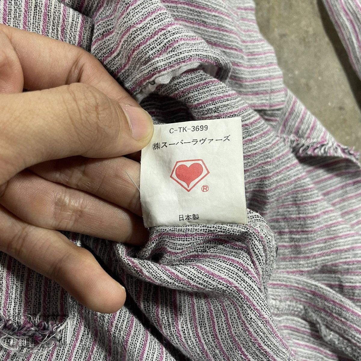 Super Lovers Super Lover Shirt Button Up Distressed Design Size US M / EU 48-50 / 2 - 6 Thumbnail
