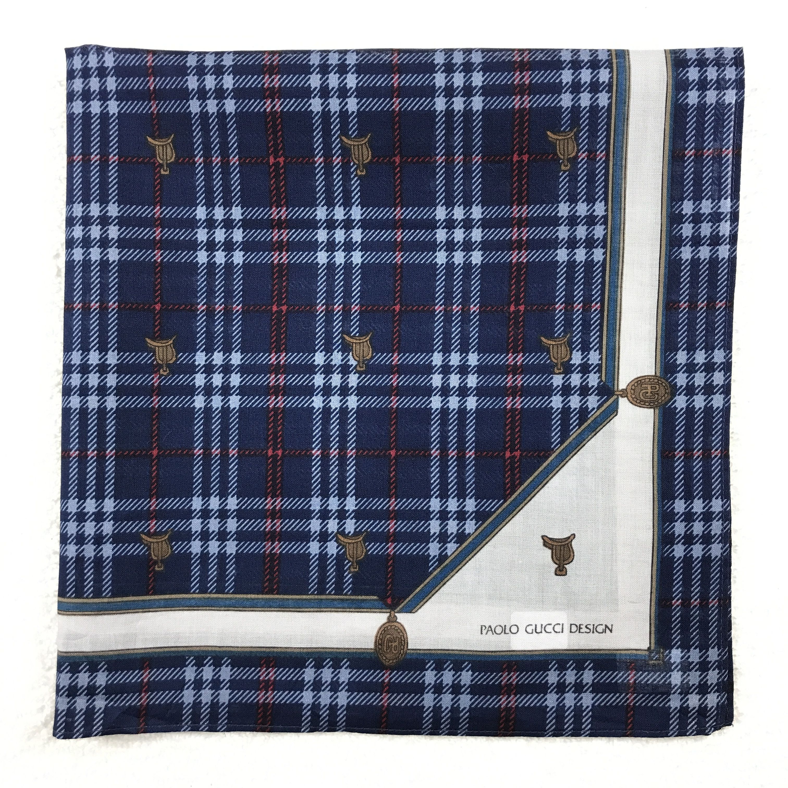 Paolo Gucci × Vintage Vintage Paolo Gucci Bandana Neckerchief Handkerchief Size ONE SIZE - 2 Thumbnail