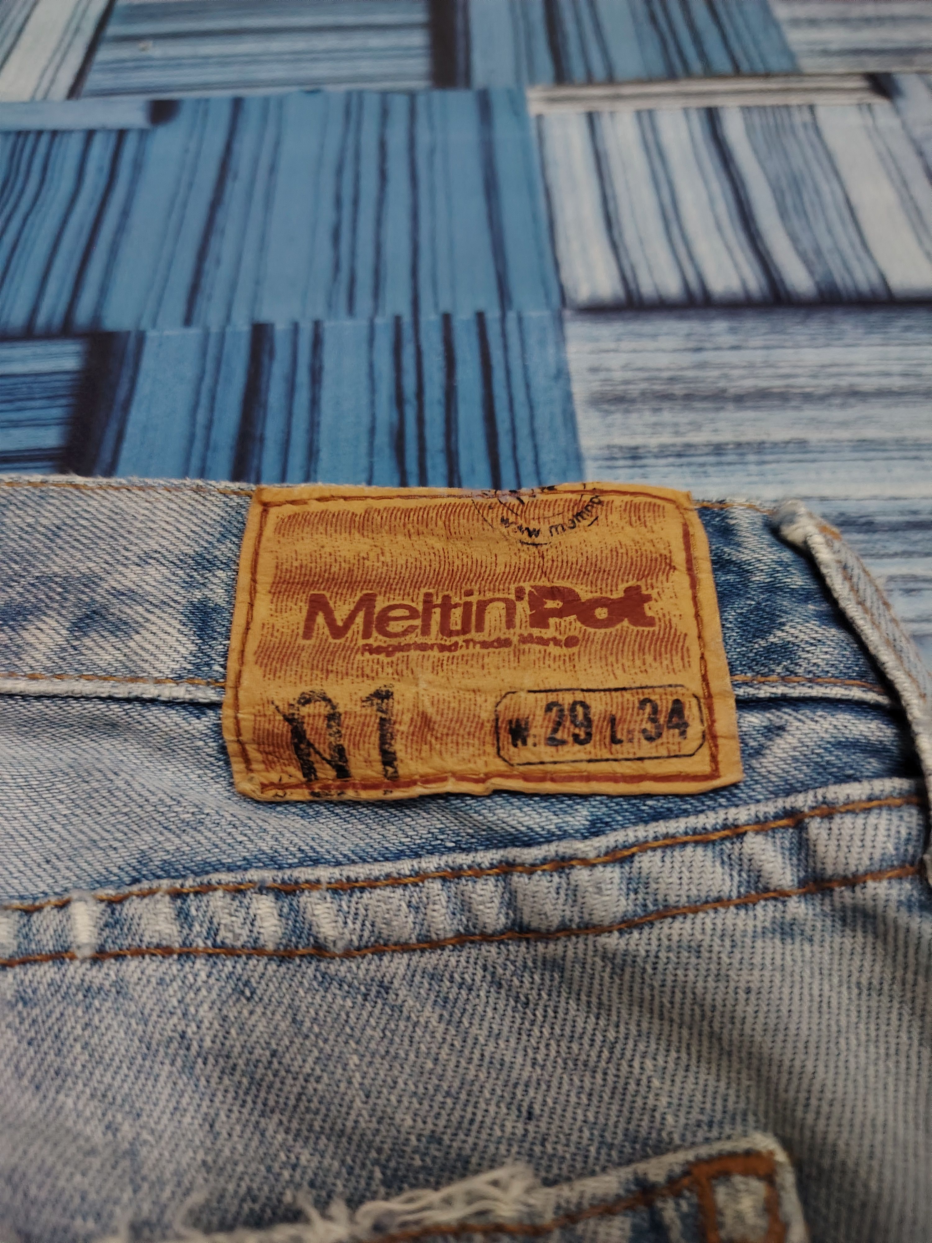Hysteric Glamour Meltinpot Distressed denim Flare Jeans Size US 30 / EU 46 - 19 Thumbnail