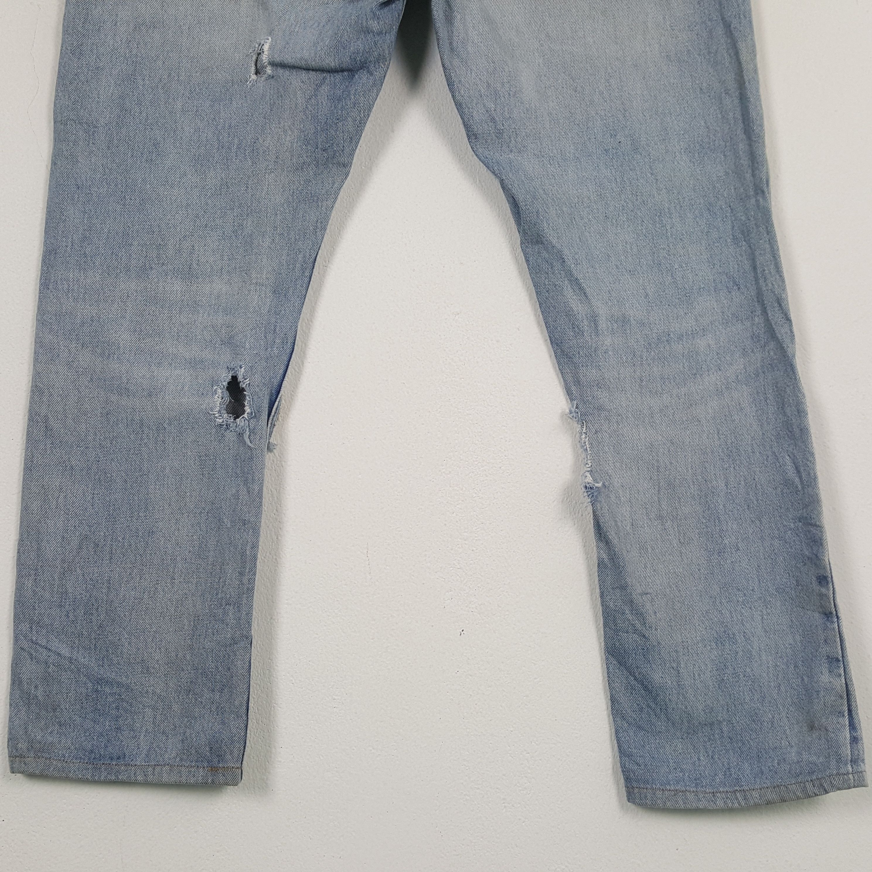 Andy Warhol X Billabong Streetwear Distressed Jeans