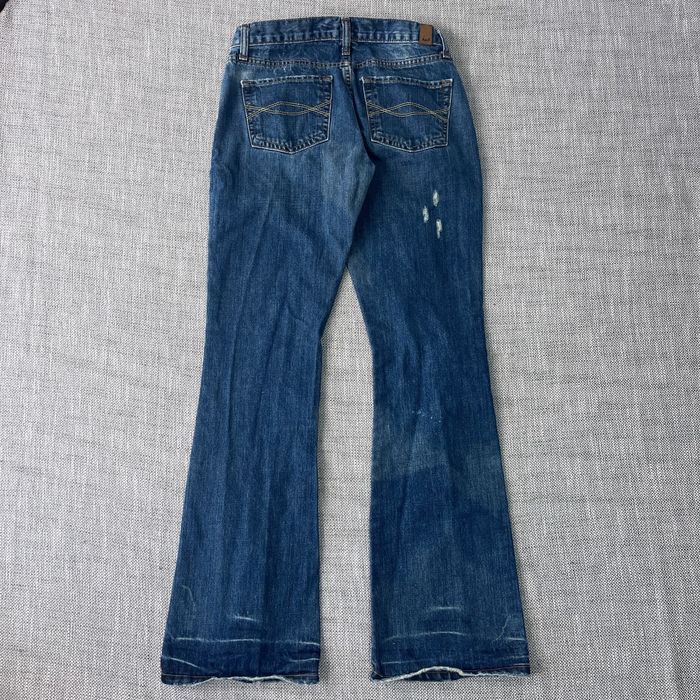 Vintage Y2K Madison Low Rise Flared Jeans 4 30x33 Vtg Blue Grunge | Grailed