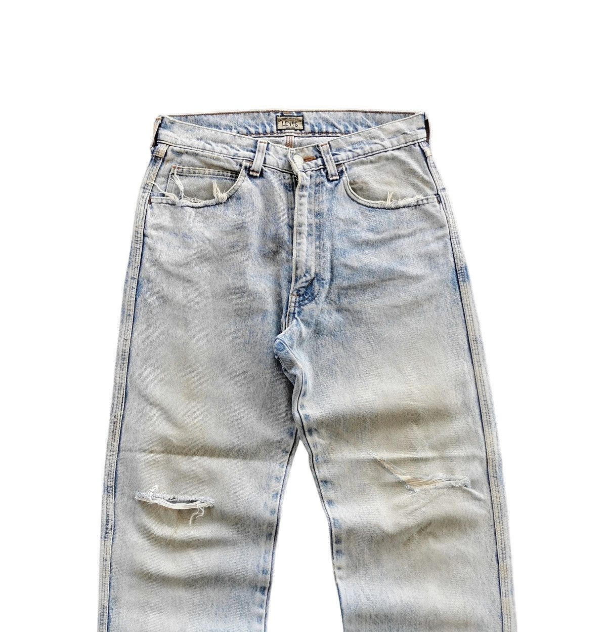 Levi's Vintage Levis Distressed Dirty Patina Destroy Jeans SZ 29x28 Size US 28 / EU 44 - 2 Thumbnail