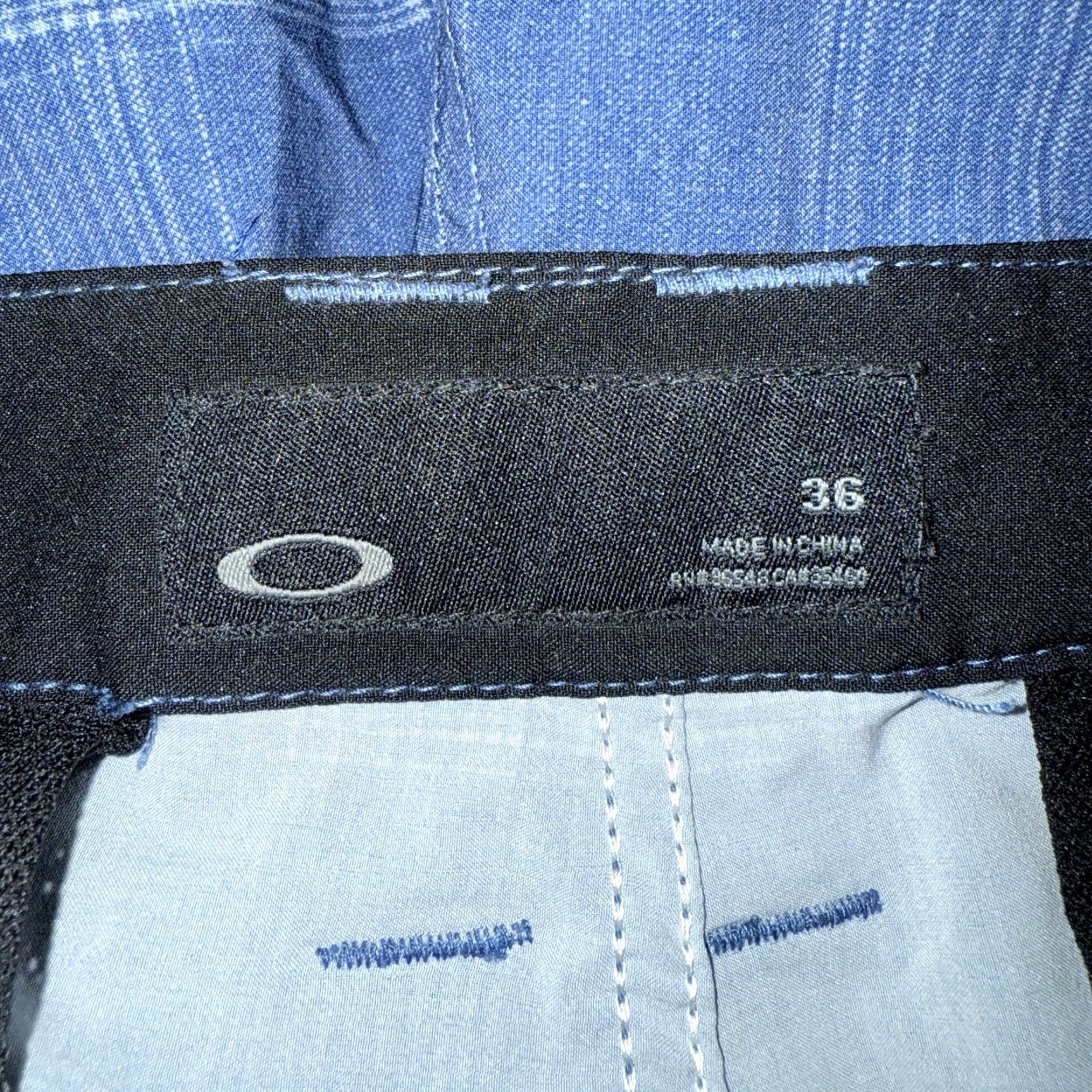 Oakley Oakley Shorts Mens Size 36 Athletic Blue Plaid Chino Golf Regular Fit Size US 36 / EU 52 - 4 Thumbnail