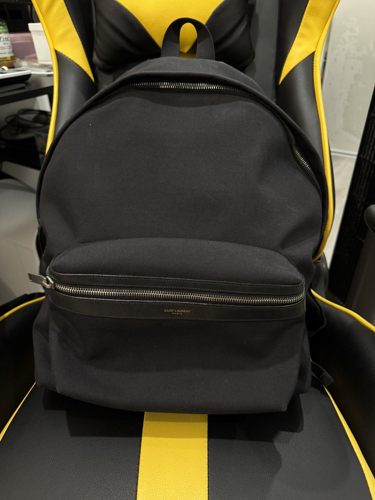 Saint Laurent Paris × Yves Saint Laurent Saint Laurent Canvas Backpack Size ONE SIZE - 1 Thumbnail