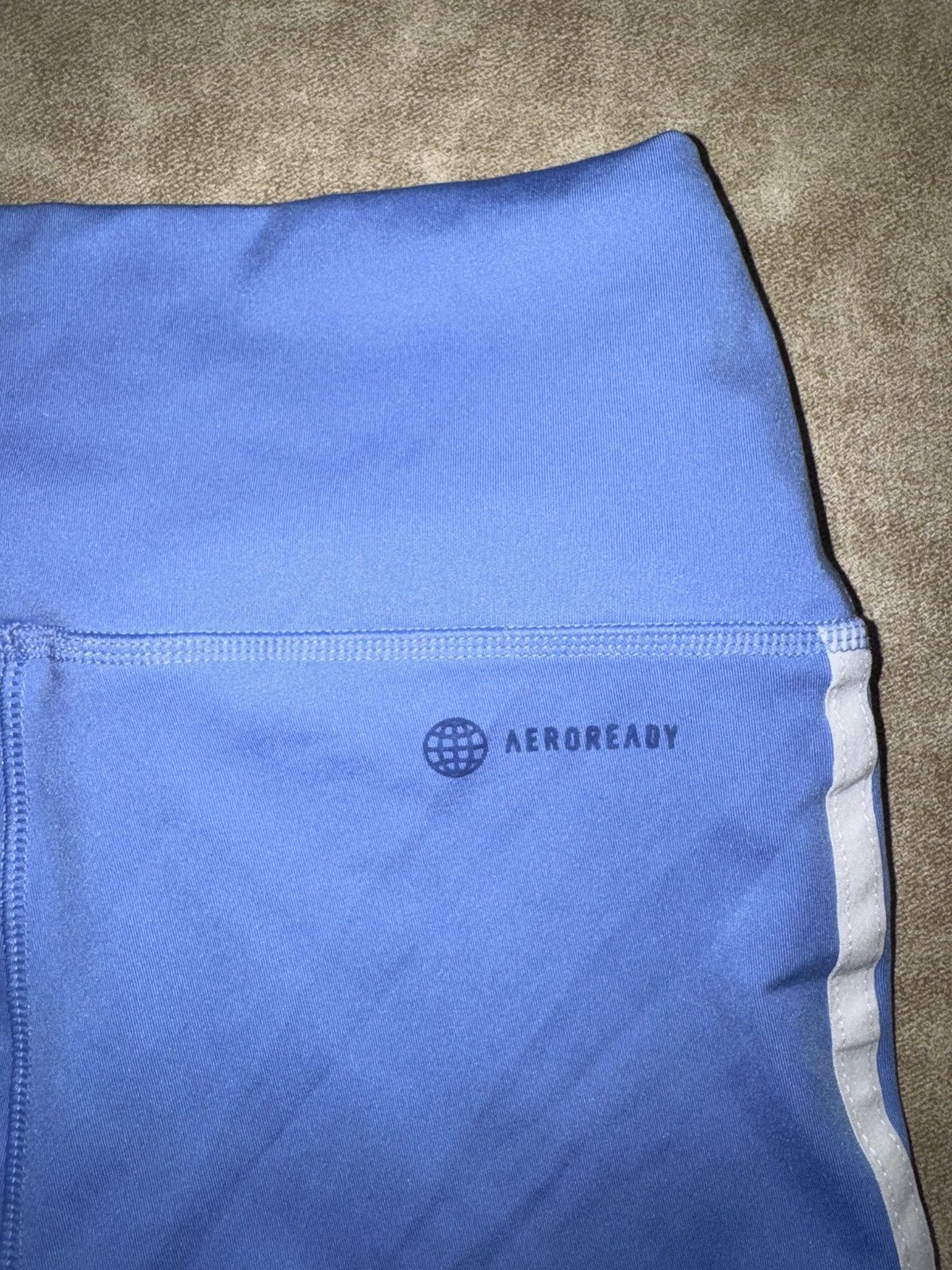 Adidas ADIDAS Women SHORTS Blue And White Stripes Size SMALL S Size 24" / US 00 / IT 34 - 5 Thumbnail