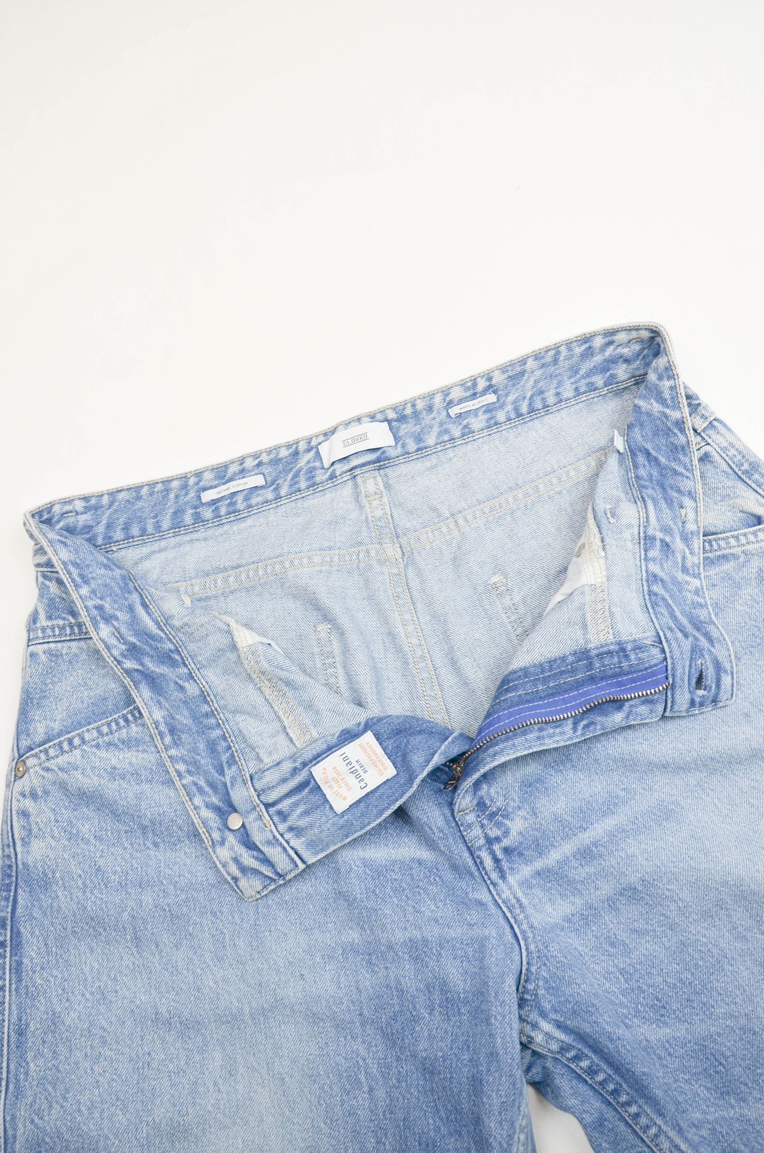 CLOSED Closed X-Lent Tapered Jeans Light Blue Made in Italy 34 Size US 34 / EU 50 - 8 Thumbnail