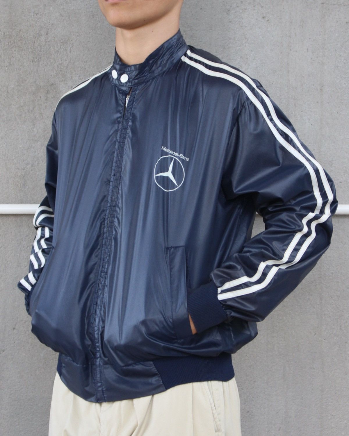 Mercedes-Benz 1990S MERCEDES-BENZ NYLON SPORT JACKET Size US M / EU 48-50 / 2 - 3 Thumbnail