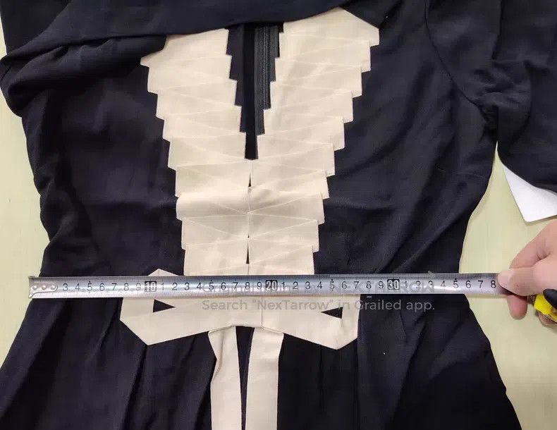 Valentino Valentino V-neck dress with bow streamers Size L / US 10 / IT 46 - 9 Thumbnail
