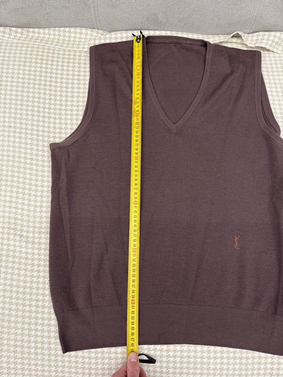 Yves Saint Laurent Vintage Yves Saint Laurent YSL Brown Vest Size US M / EU 48-50 / 2 - 7 Thumbnail