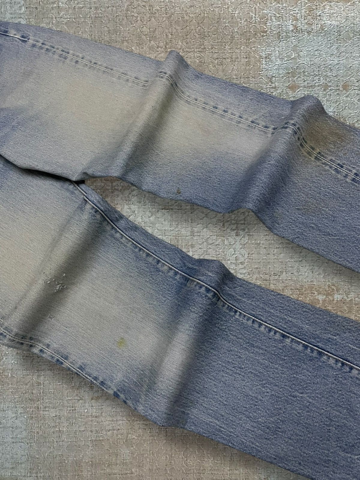 Levi's Vintage Clothing Vintage 1990s Designer Levis 501 Distressed Selvedge Denim Size US 32 / EU 48 - 8 Thumbnail