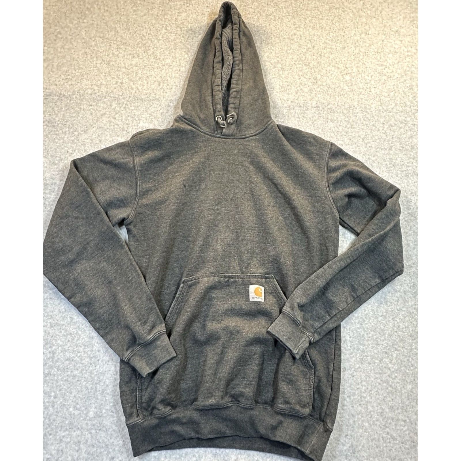 Carhartt VINTAGE Carhartt K121-026 Pullover Hoodie Regular Fit Black Men's Small Hoodie Logo Kangaroo Pocket Size US S / EU 44-46 / 1 - 2 Thumbnail