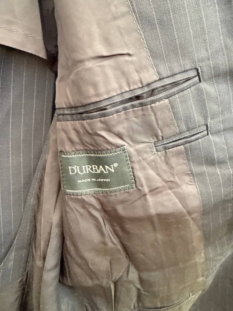 Other D'URBAN Grey Pinstripe 2 Piece Suit Made in Japan Size US L / EU 52-54 / 3 - 6 Thumbnail