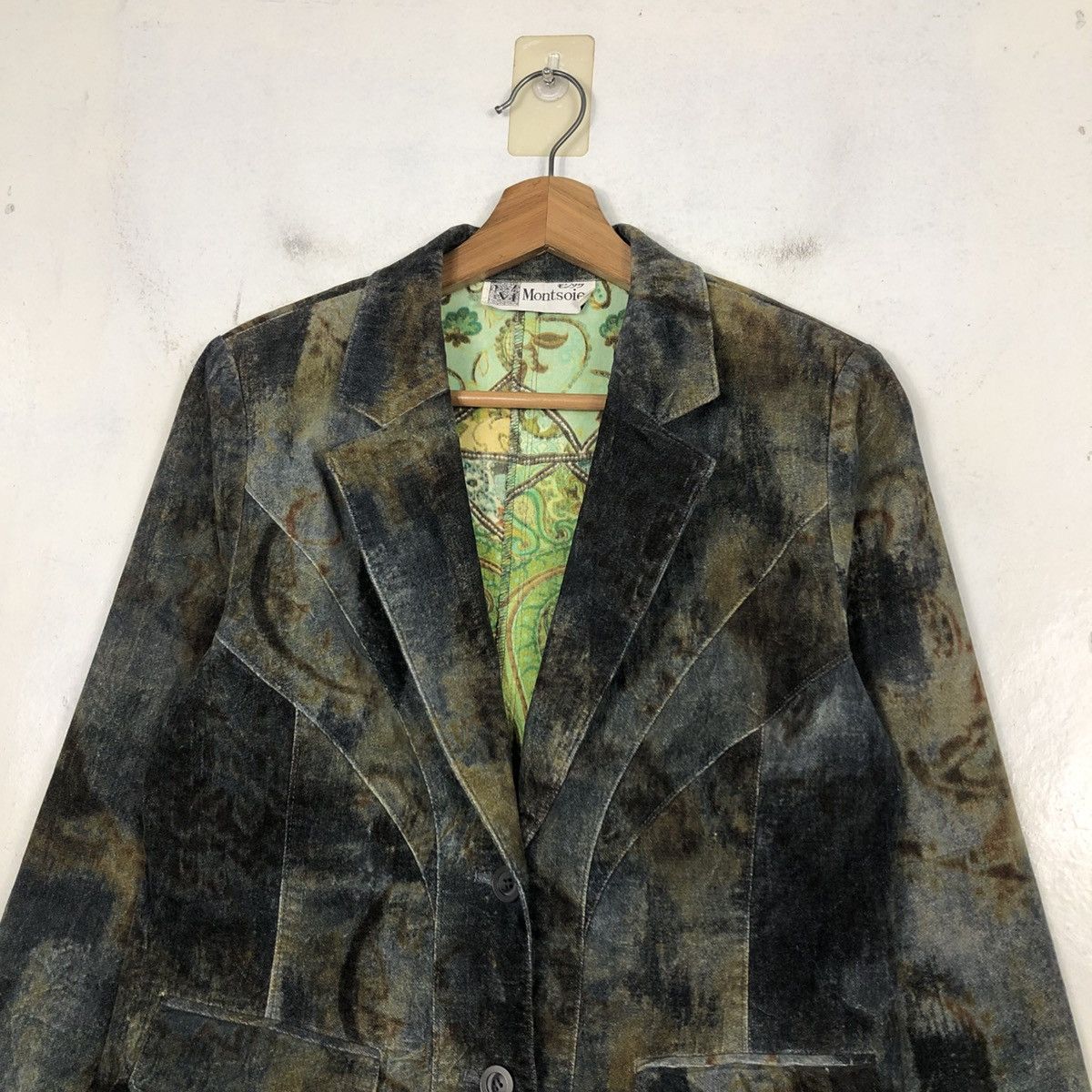 Japanese Brand 📌Vintage Suede Leather Jacket Montsoie Blanket Issey Miyake Size US M / EU 48-50 / 2 - 10 Thumbnail