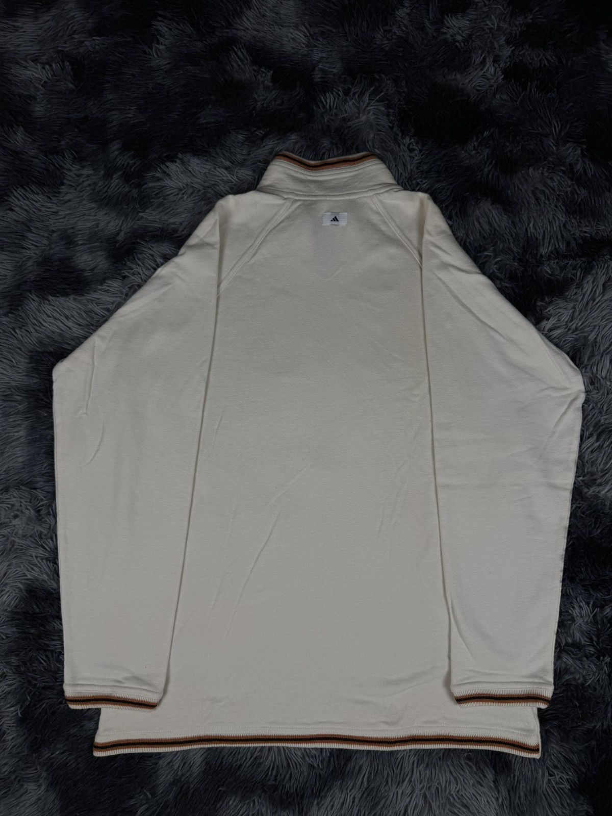 Adidas Adidas – Vintage Jacket – Cream/Off-White – Size M 👕 Size US M / EU 48-50 / 2 - 9 Thumbnail