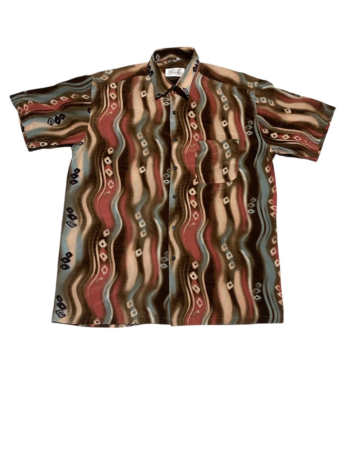 Sun Surf Picasso Art Graffiti Rayon Blend Multicolour Hawaii Shirt Size US L / EU 52-54 / 3 - 1 Thumbnail